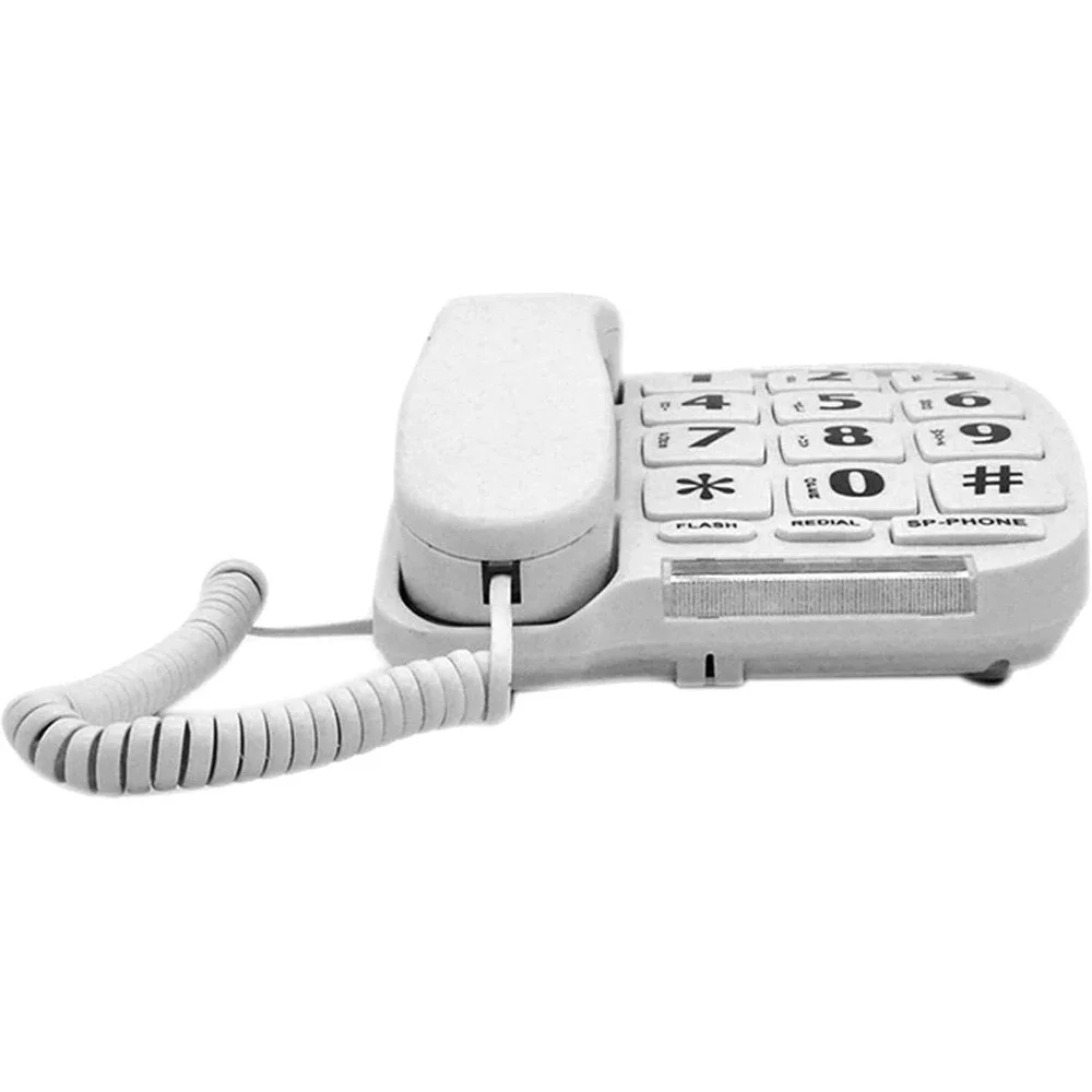 JeKaVis Senior Phone JF11W Big‎ Button Corded Amplified Speakerphone